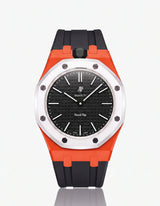 FKM Rubber Strap & Case For AP x Swatch Royal Pop Ocho Negro