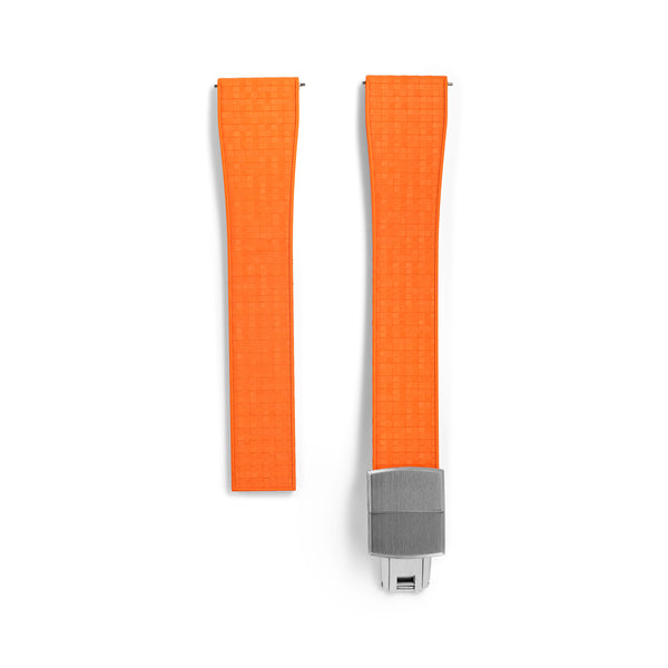 20mm Orange MOSAIC Rubber CTS Strap
