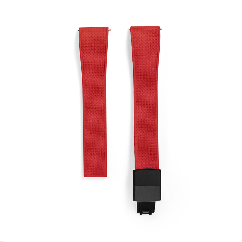 20mm Red TROPIC Rubber CTS Strap