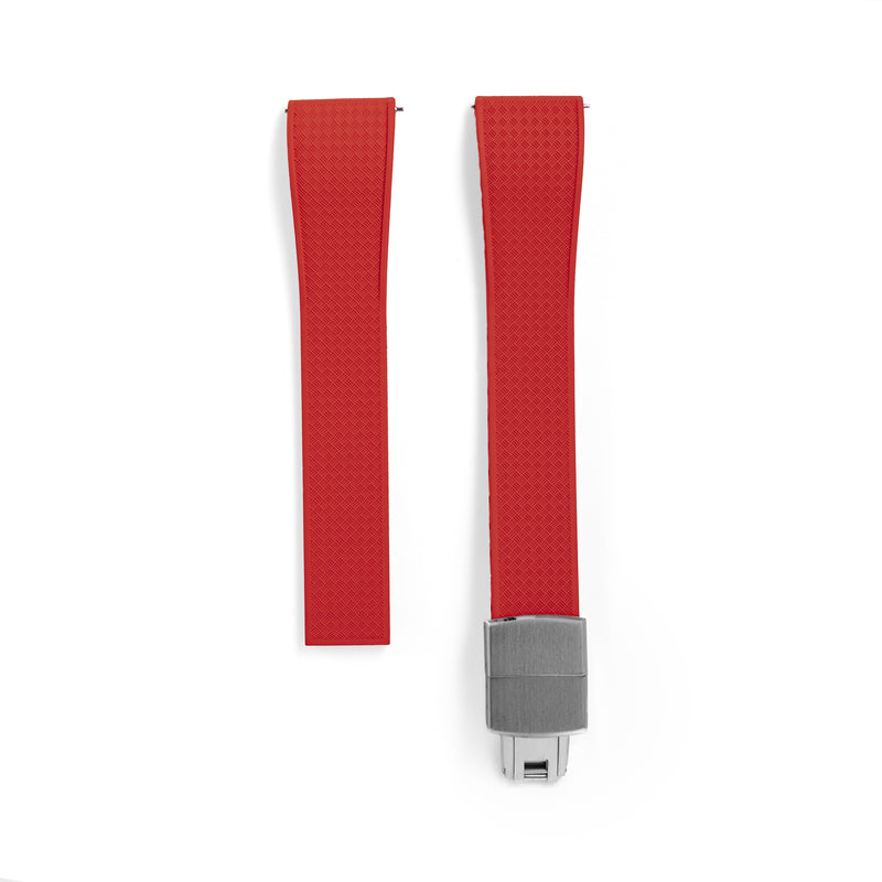 20mm Red TROPIC Rubber CTS Strap