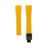 20mm Yellow TROPIC Rubber CTS Strap
