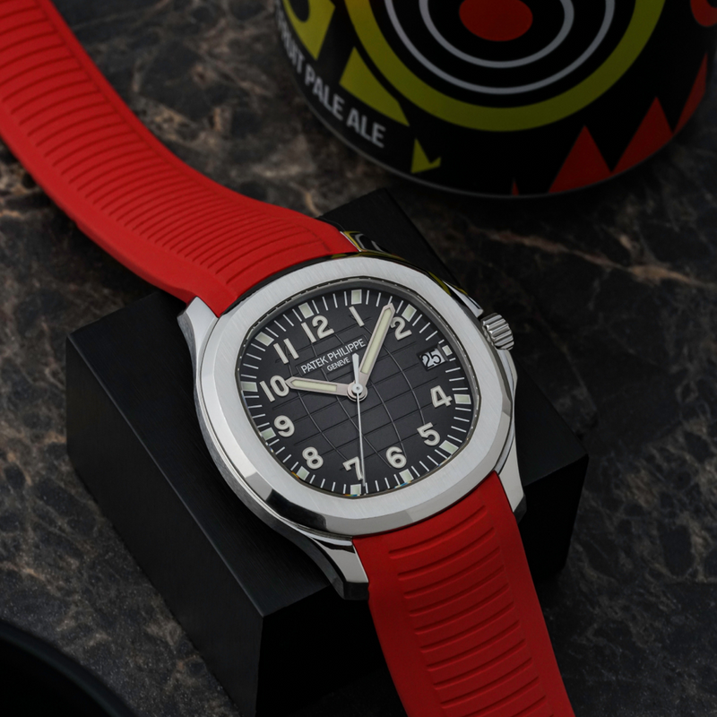 Patek aquanaut red sale
