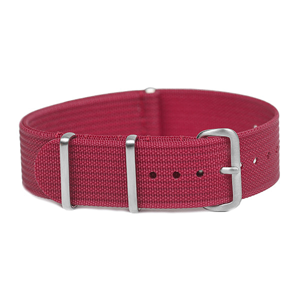 20mm Ribbed strap nice red