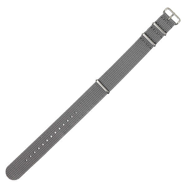 20mm Ribbed strap light grey