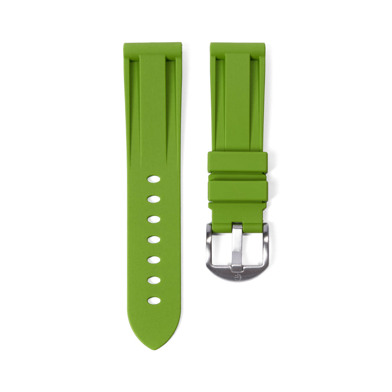 22mm Lime Rubber Strap