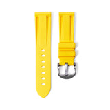 22mm Yellow Rubber Strap