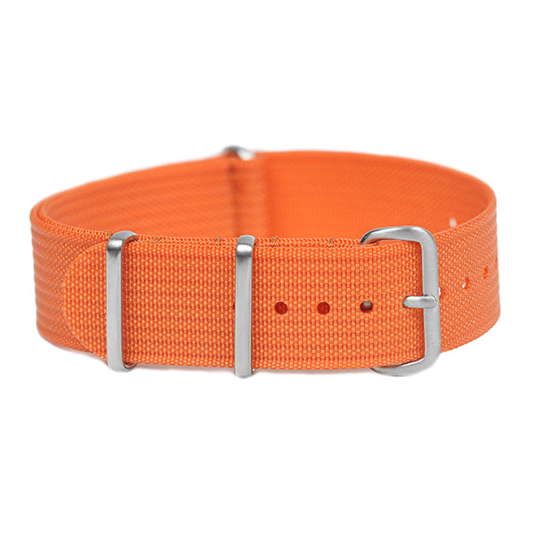 20mm Ribbed strap orange
