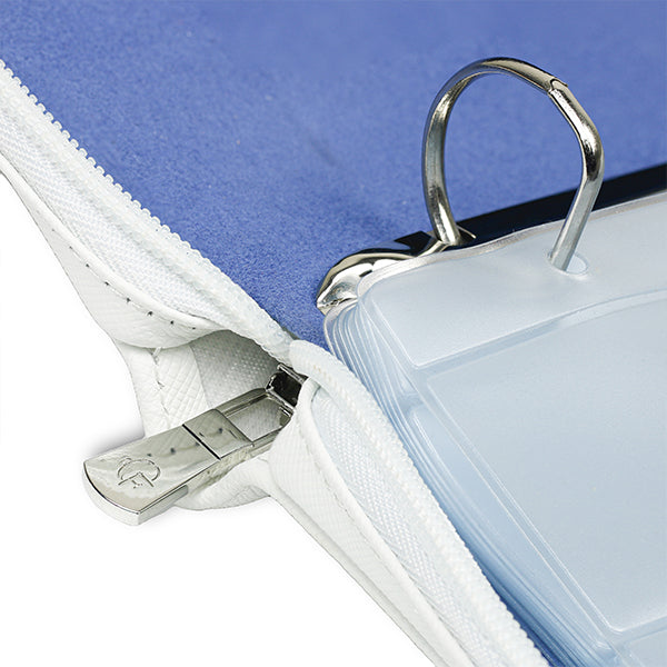 strap folio white/mykonos blue