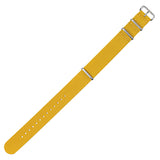 20mm Ribbed strap mustard yellow