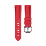 22mm Red Rubber Strap