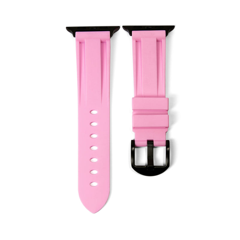 Pink Rubber Strap -iwatch-