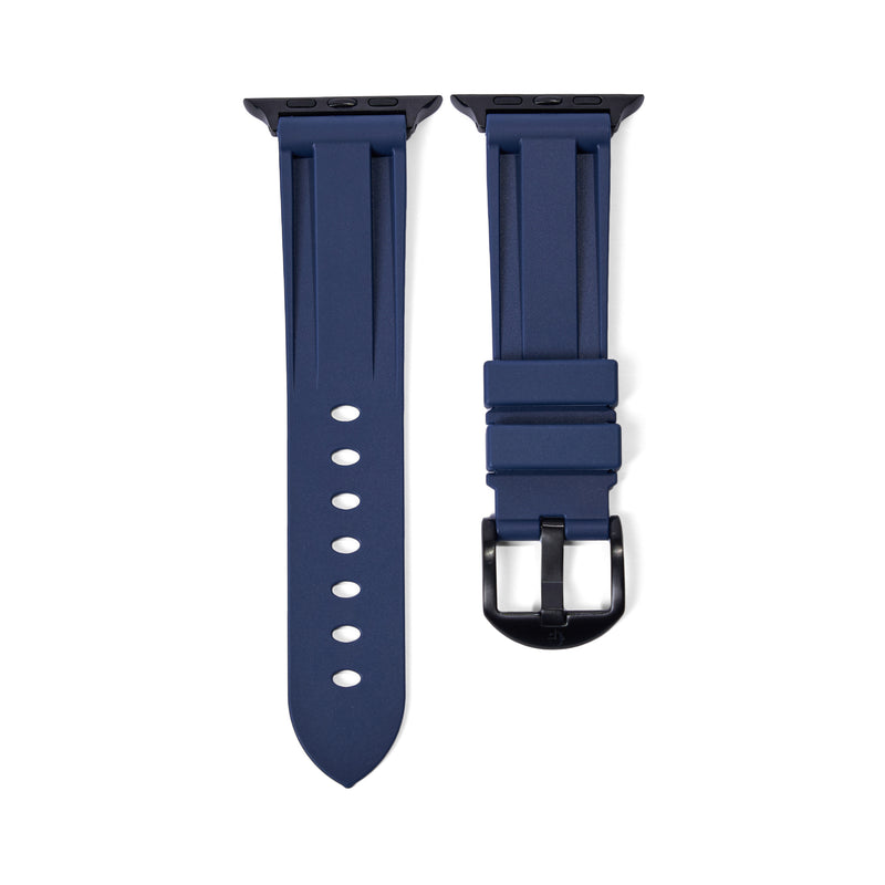 Blue Rubber Strap -iwatch-