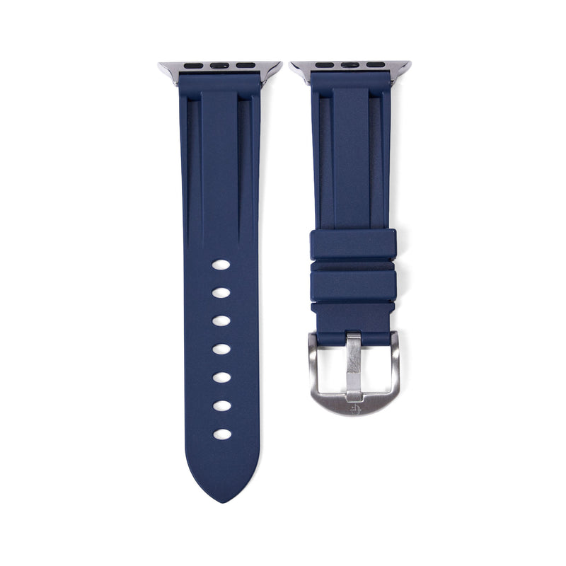 Blue Rubber Strap -iwatch-