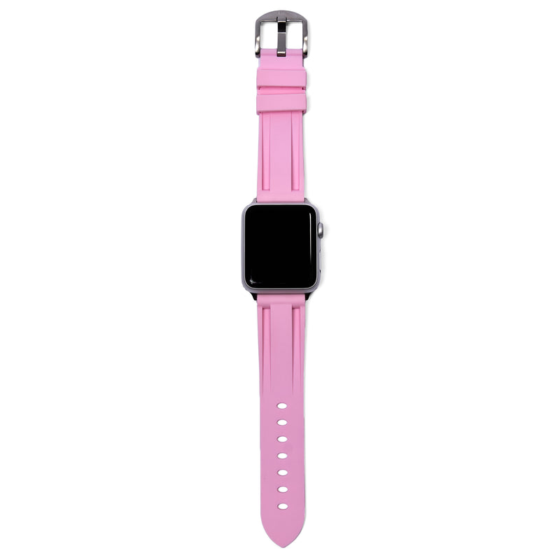 Pink Rubber Strap -iwatch-
